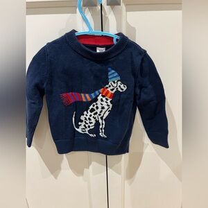 Baby gap 12-18m Navy Blue Kids Sweater with Dalmatian Design